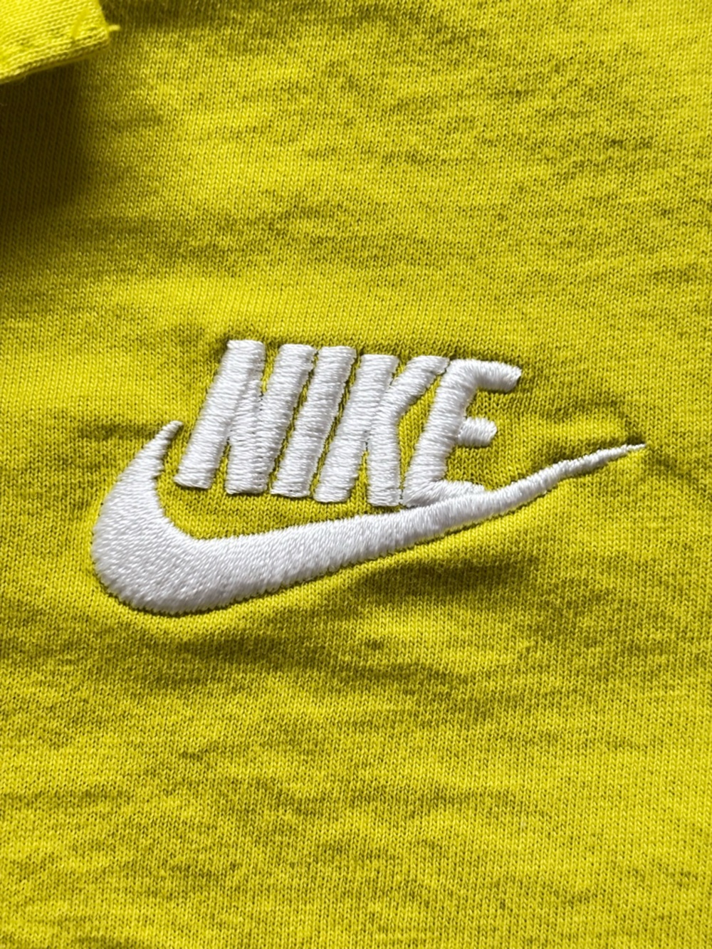 NIKE Men's Lime Green Short Sleeve Cotton Polo Shirt--EUC--S - Picture 5 of 11